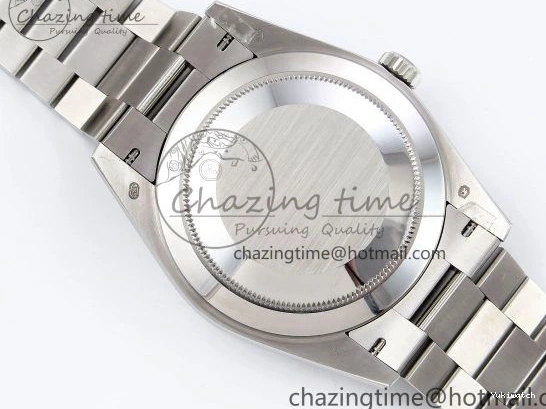 Stick Steel SS 40 Dial (Gain V3 Light JDF Weight) President Green DayDate on VR3255 904L Bracelet 0401